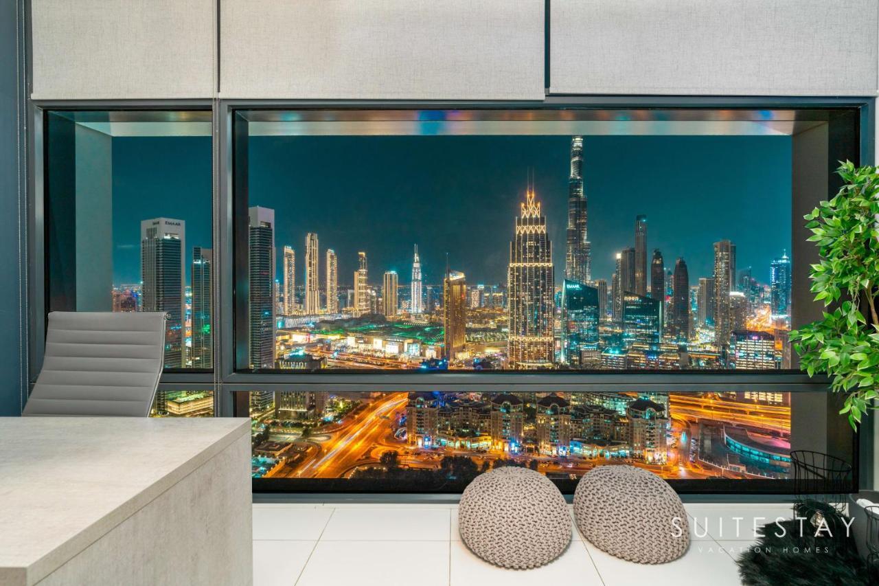 Breathtaking Panoramic Burj Khalifa Skyline View Suite Dubai Ngoại thất bức ảnh